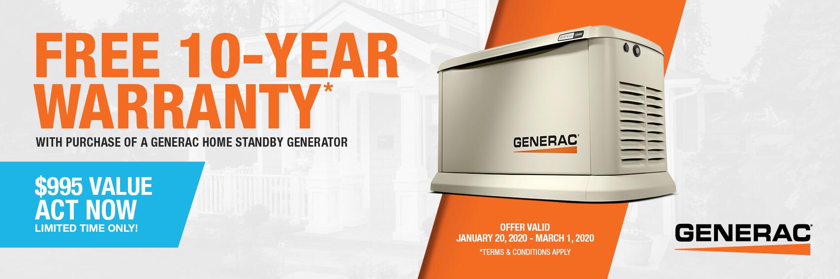 Homestandby Generator Deal | Warranty Offer | Generac Dealer | Payson, AZ